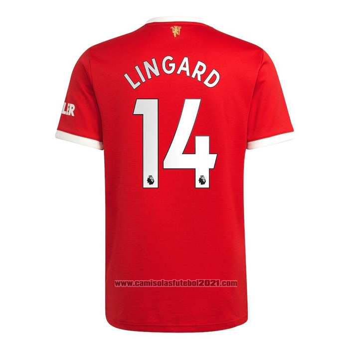 Camisola Manchester United Jogador Lingard 1º 2021-2022